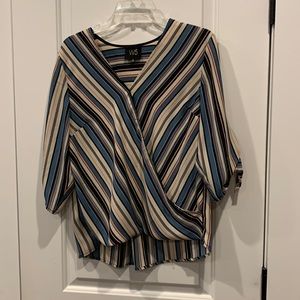 W5 blouse size M, striped, 3/4 sleeve
